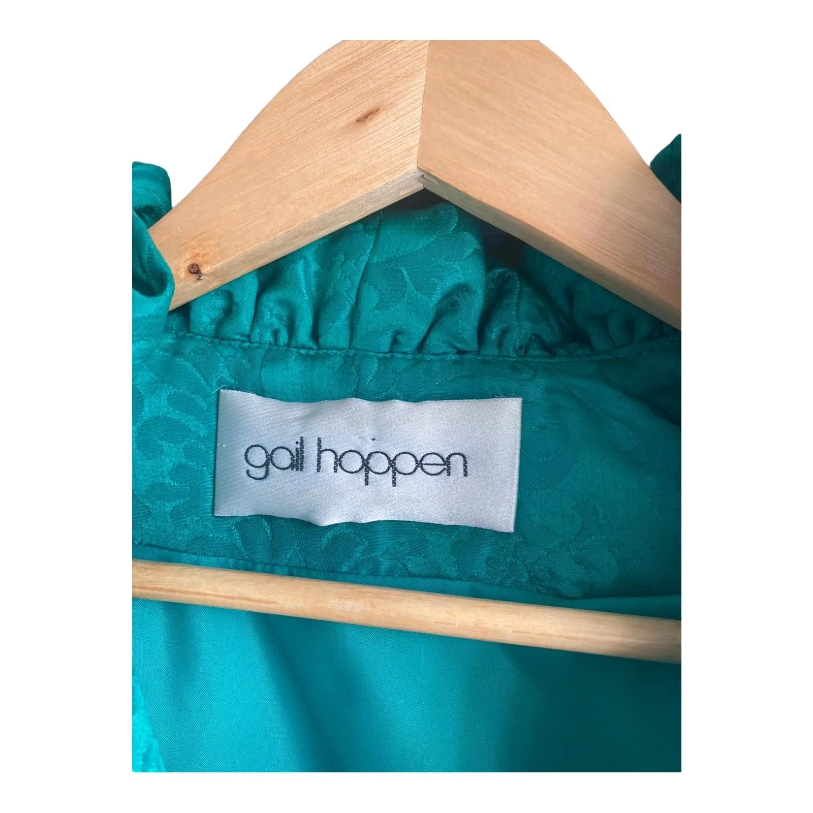 Gail Hoppen Emerald Green Skirt Suit UK Size 12