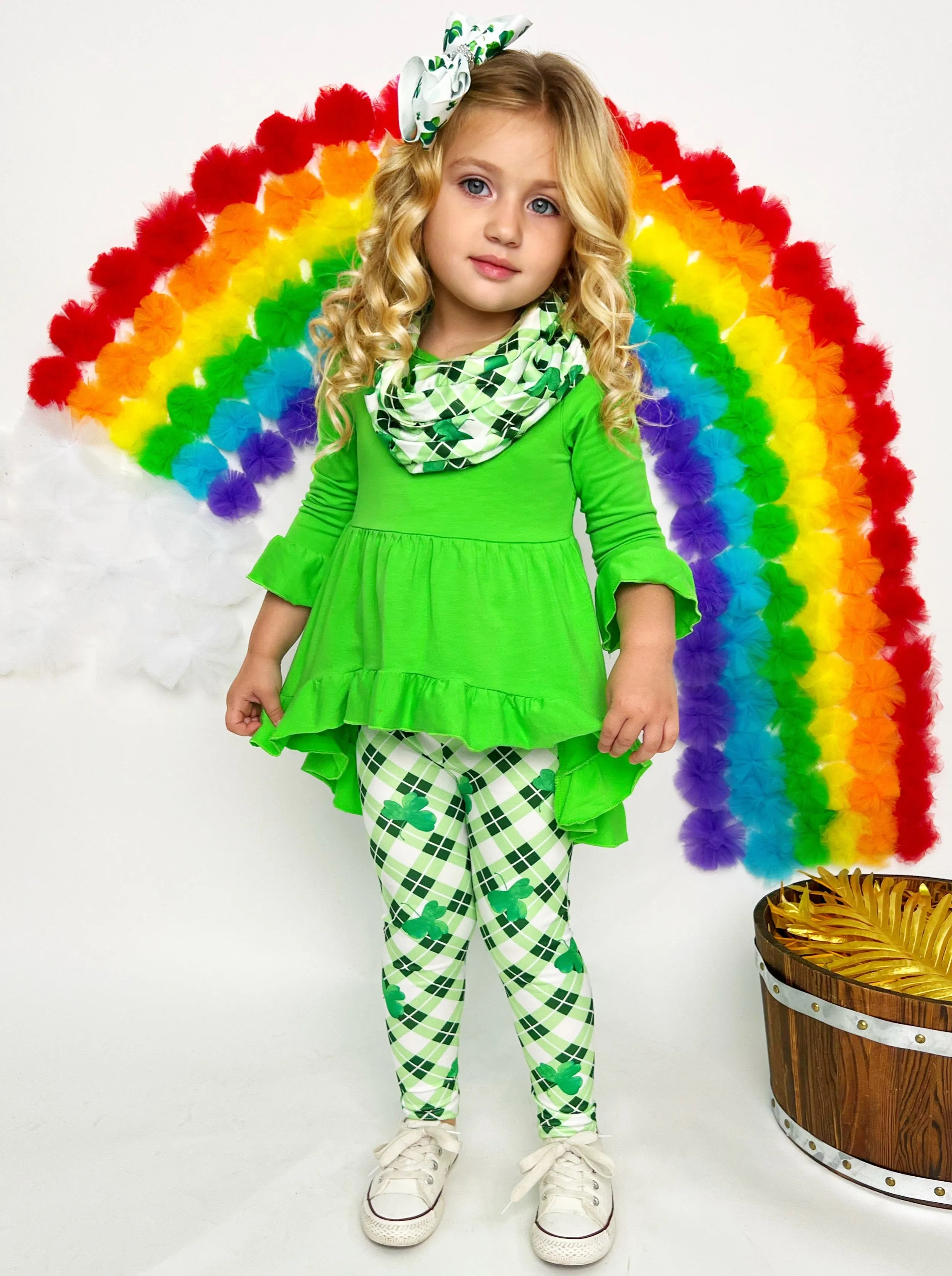 Get Clover It Argyle 3 Piece Set