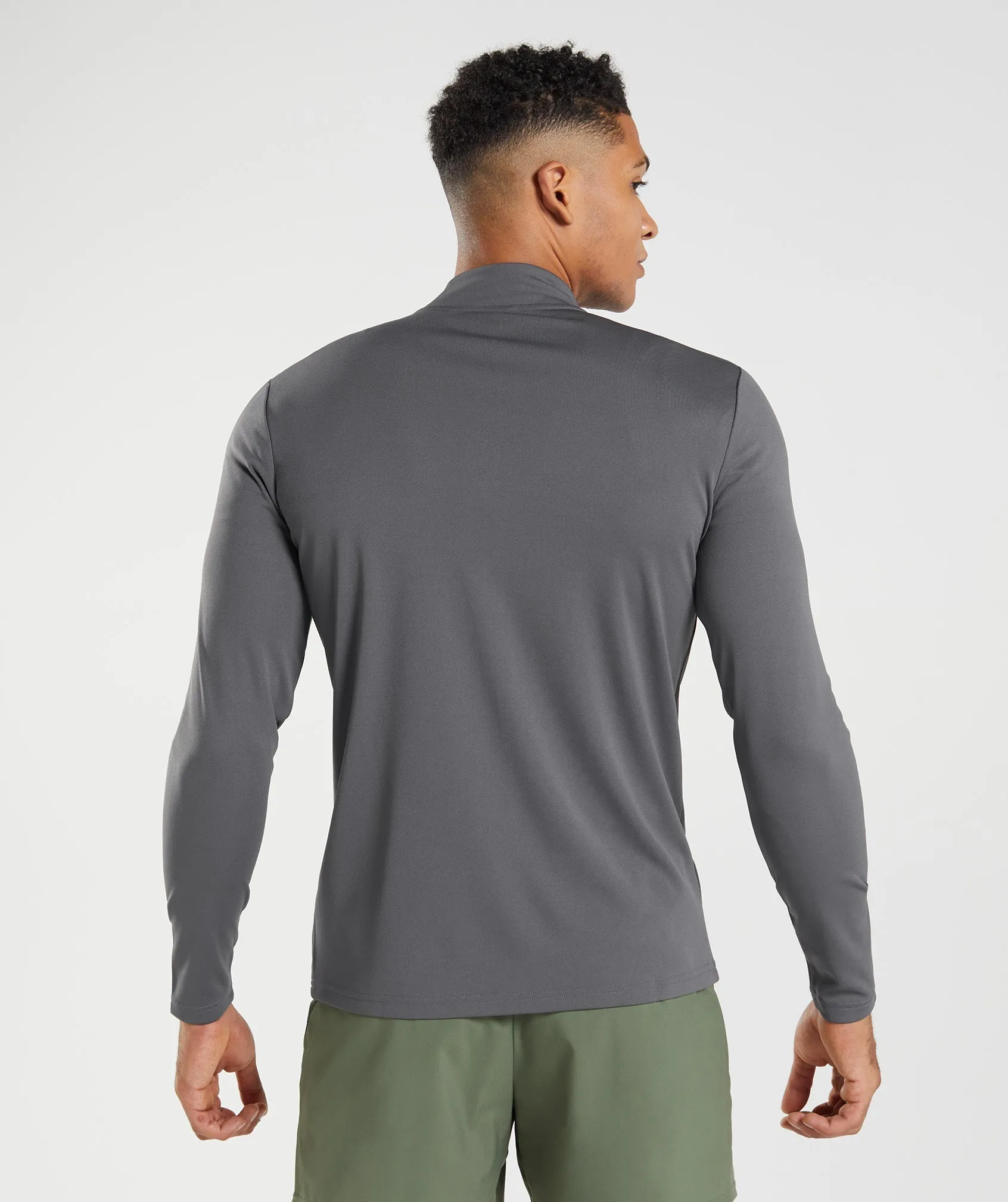 Gymshark Arrival 1/4 Zip Pullover - Silhouette Grey