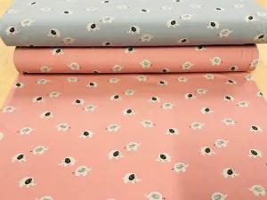 Herd of Elephants Cotton Jersey Fabric