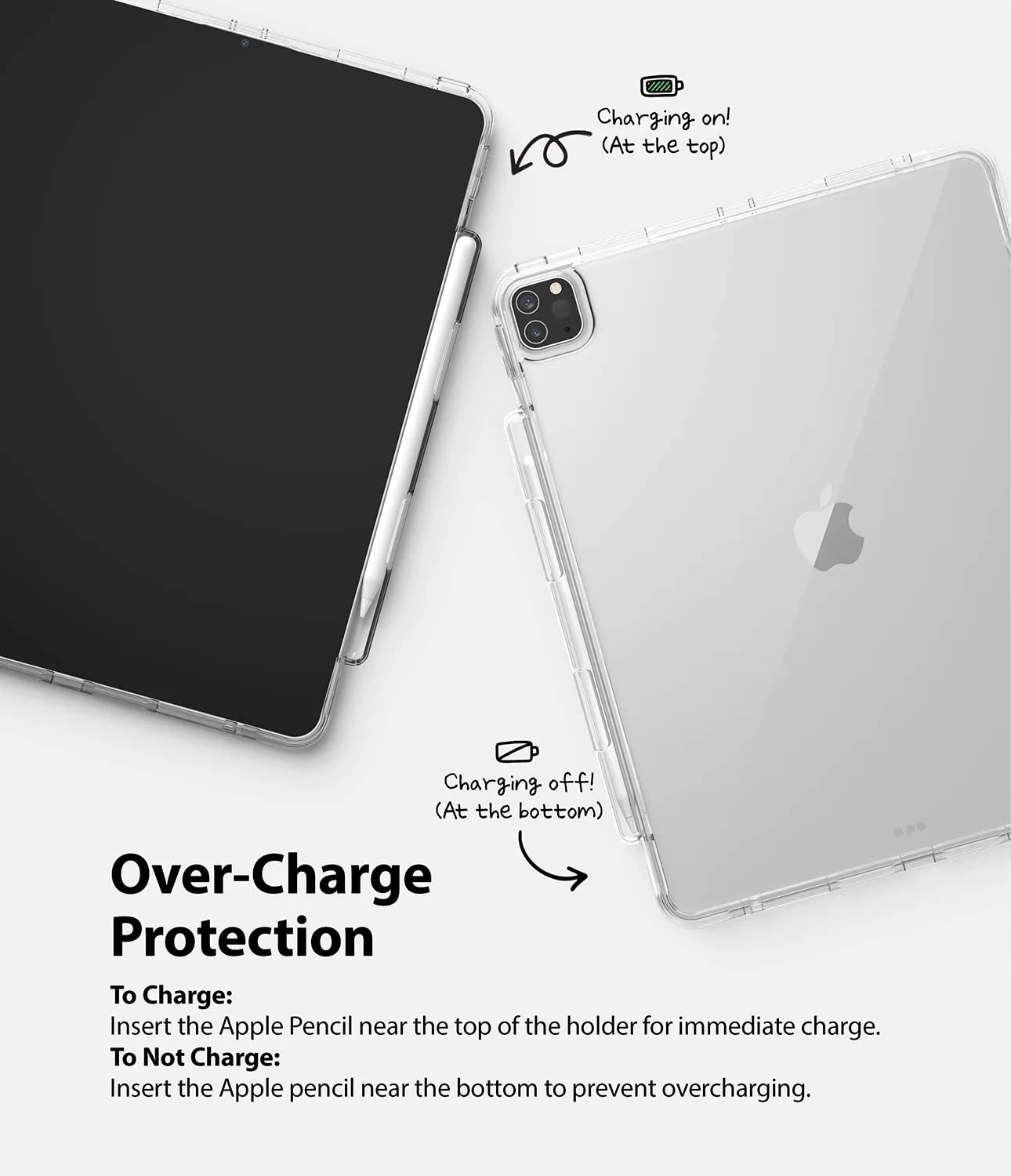 iPad Pro 12.9" (2021) Back Cover Case | Fusion - Clear