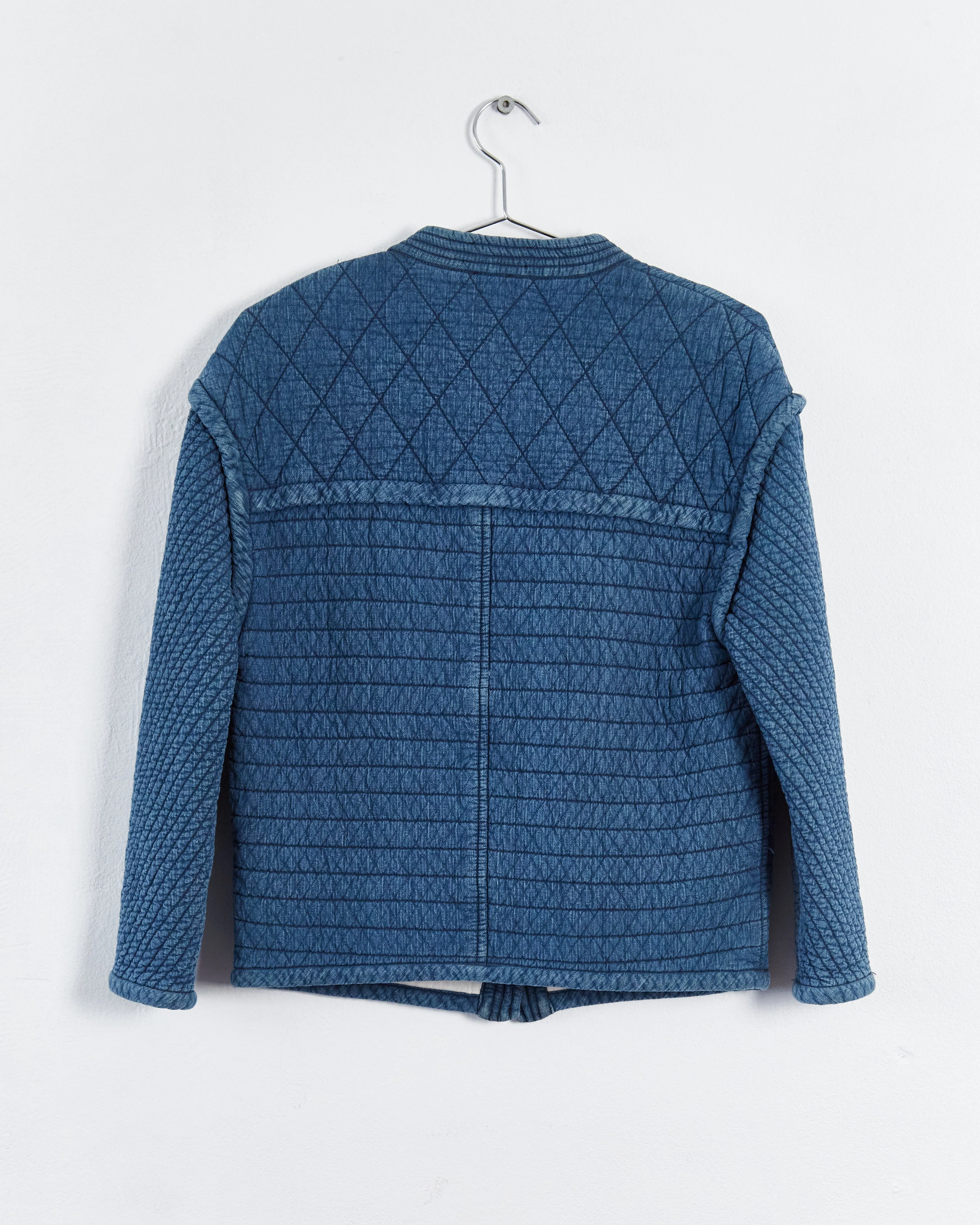 Isabel Marant Étoile 'kandisa' quilted denim jacket, blue, 8