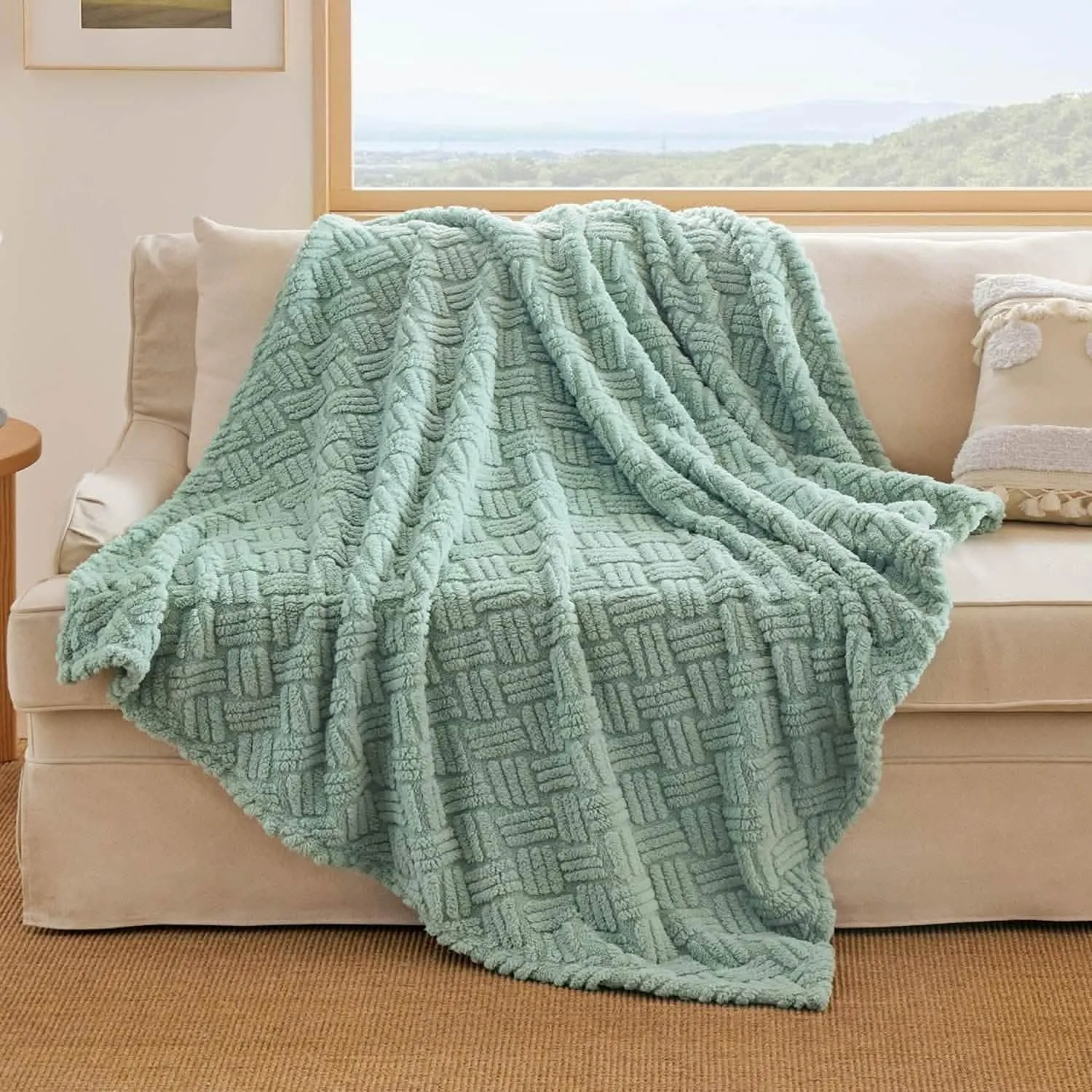 Jacquard Boho Sherpa Blanket