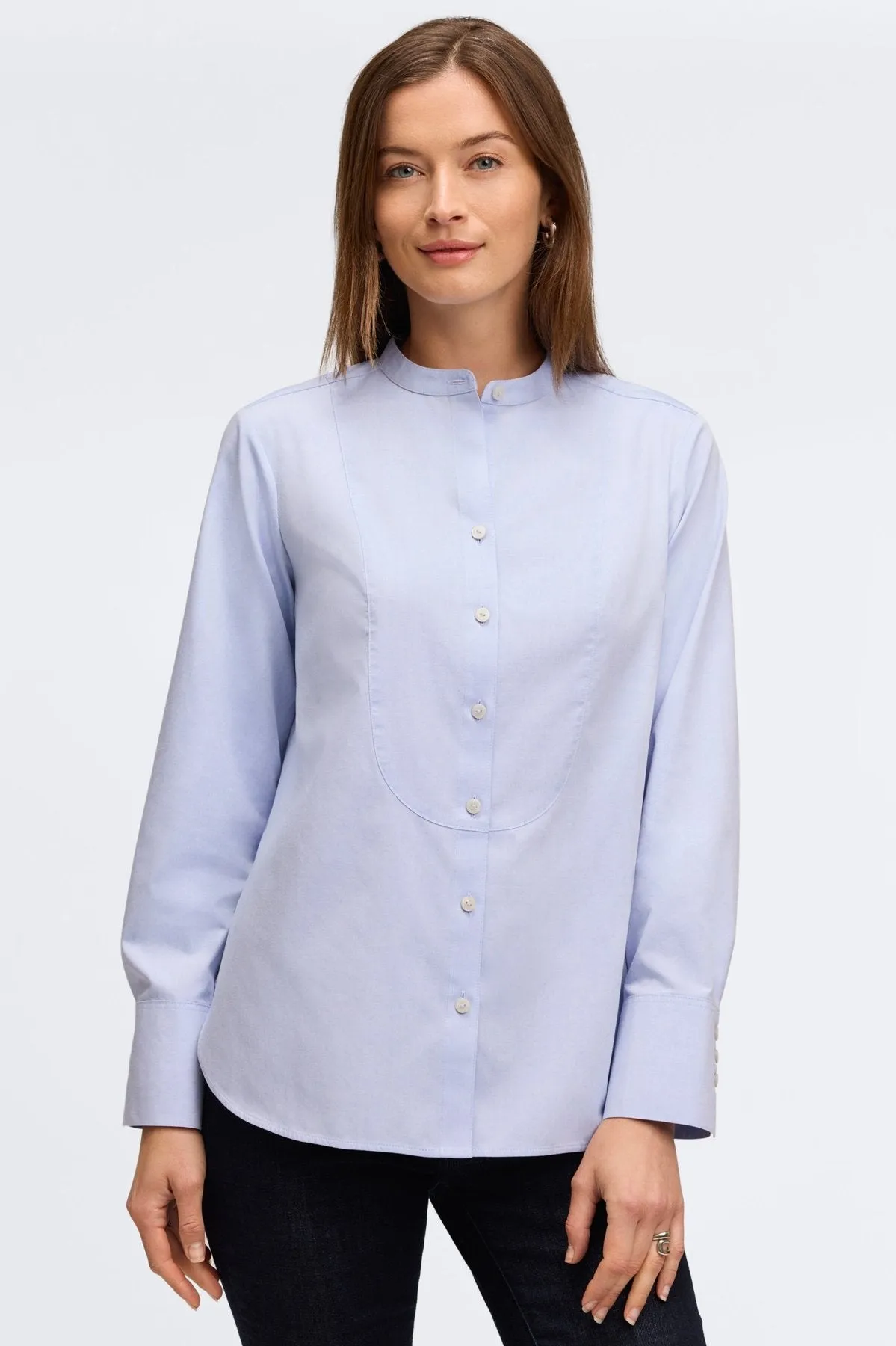 Kris Pinpoint No Iron Tuxedo Bib Tunic