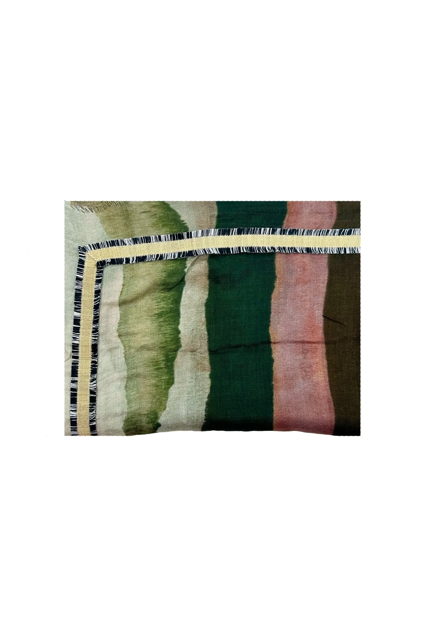 Landy Modal Scarf Multicolour Olive