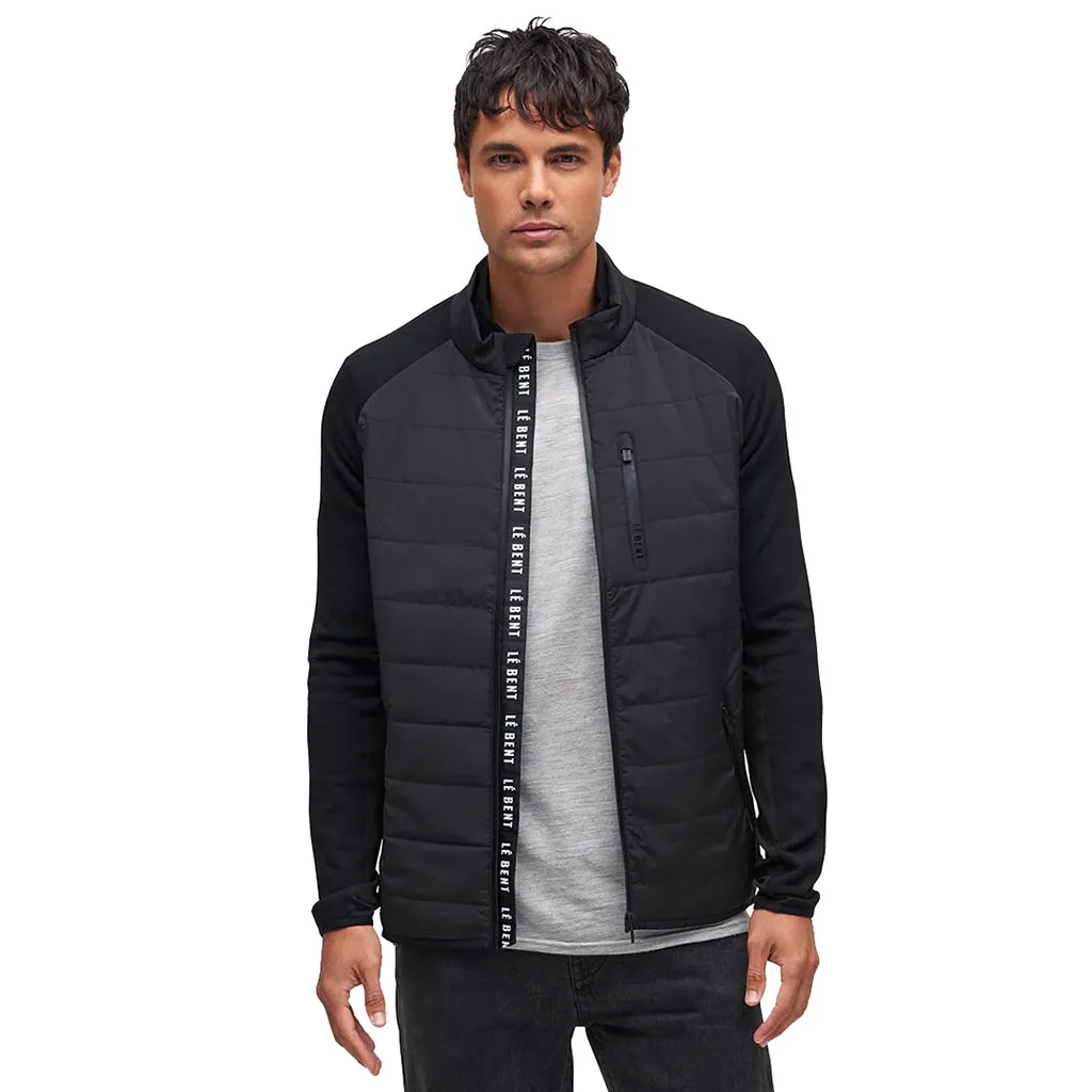 Le Bent Pramecou Wool Insulated Hybrid Jacket - Black