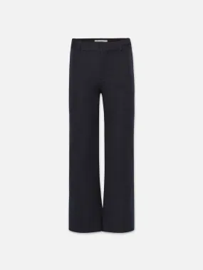 Le Crop Palazzo Trouser -- Navy