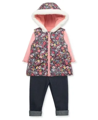 Little Me Garden 3pc Jacket Set