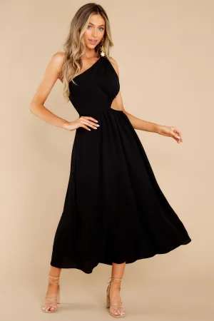 Lovely Dances Black Maxi Dress