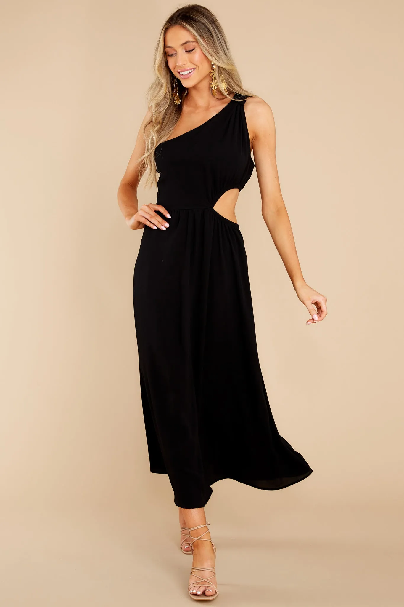 Lovely Dances Black Maxi Dress