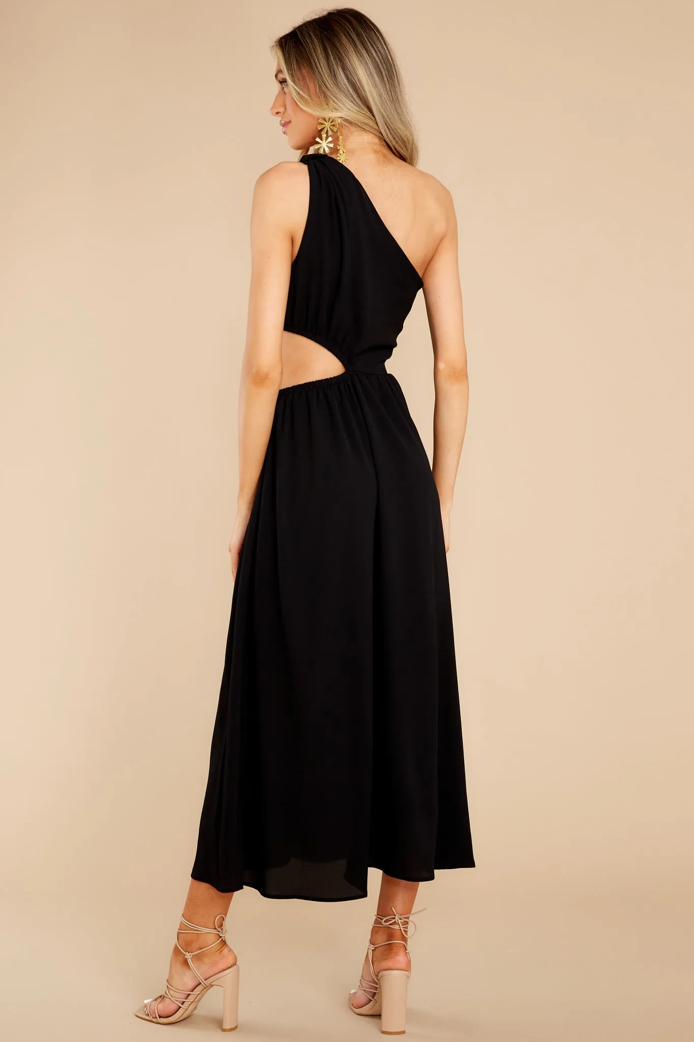 Lovely Dances Black Maxi Dress