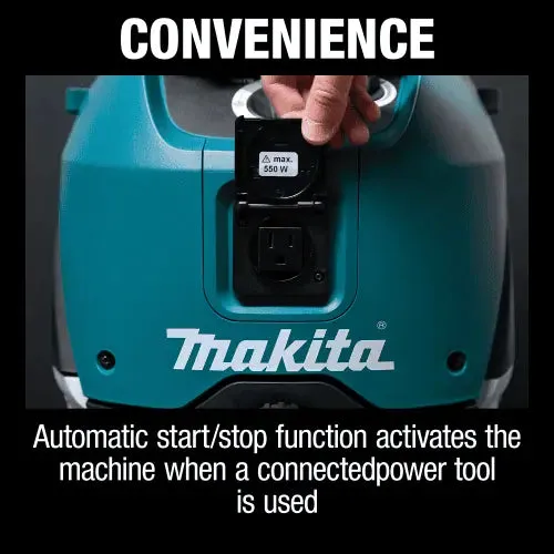 Makita 11 Gallon HEPA Filter Wet/Dry Dust Extractor Vacuum