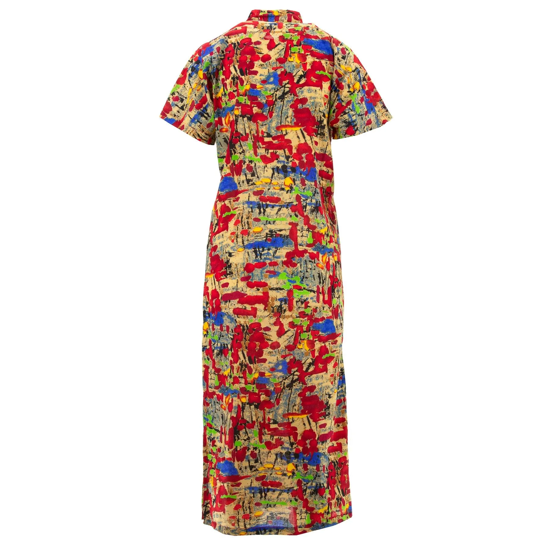 Mandarin Maxi Dress - Paintwork Red