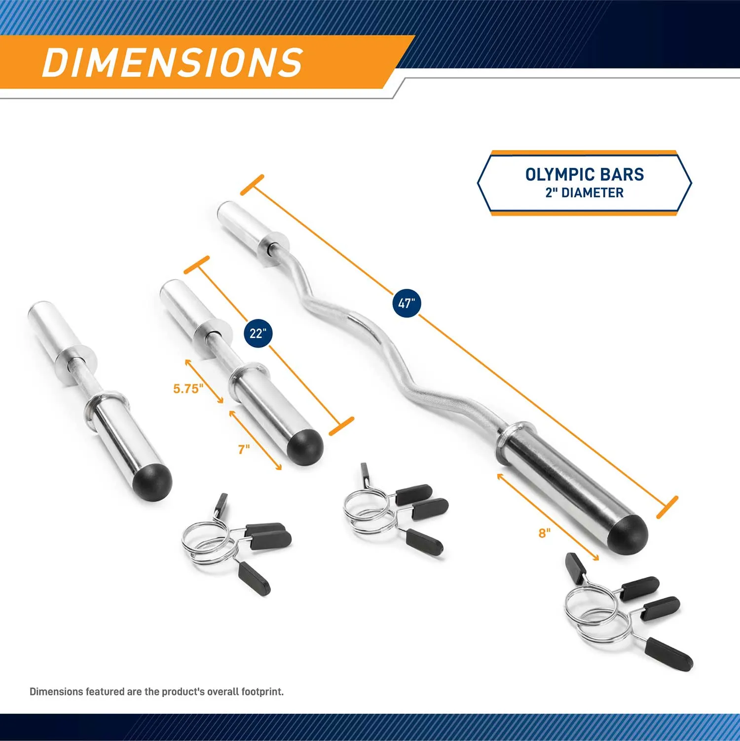 Marcy Olympic Curl Bar and Dumbbell Handle Set ODC-21