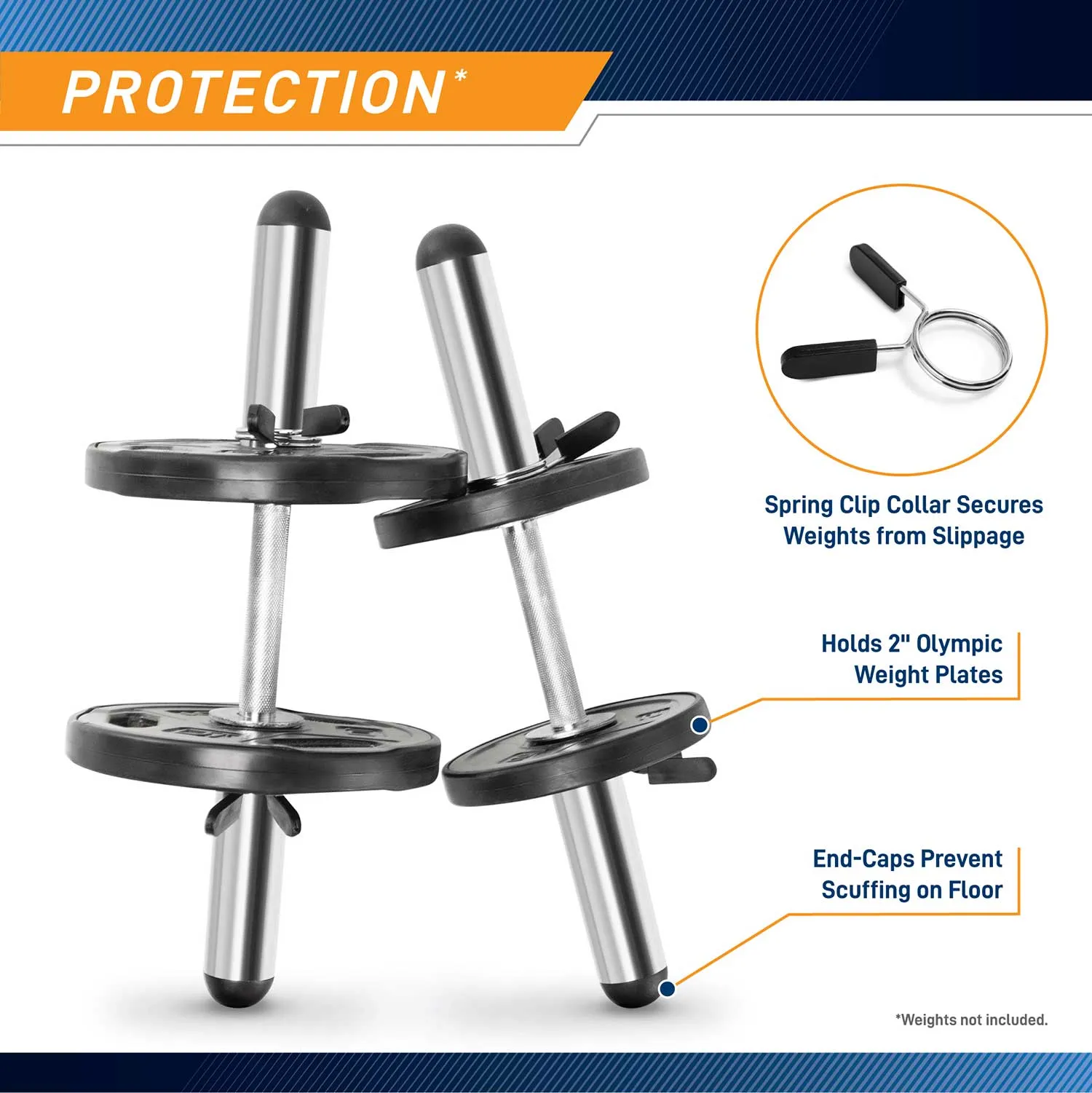 Marcy Olympic Curl Bar and Dumbbell Handle Set ODC-21