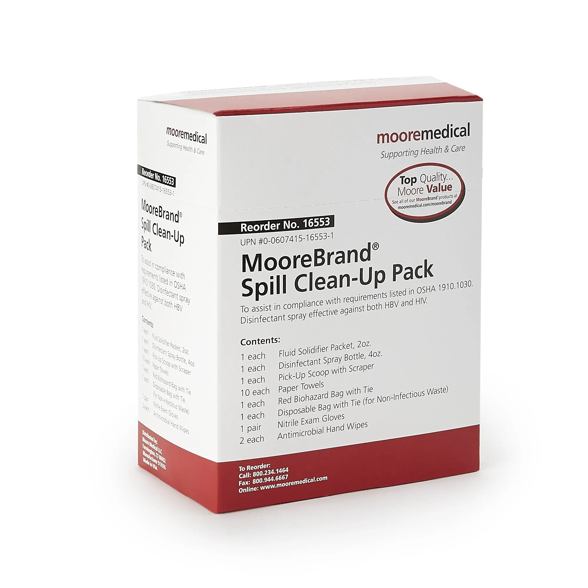 McKesson Bloodborne Pathogen Spill Clean-Up Pack