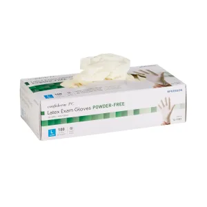 McKesson Confiderm® Latex Exam Glove, Large, Ivory