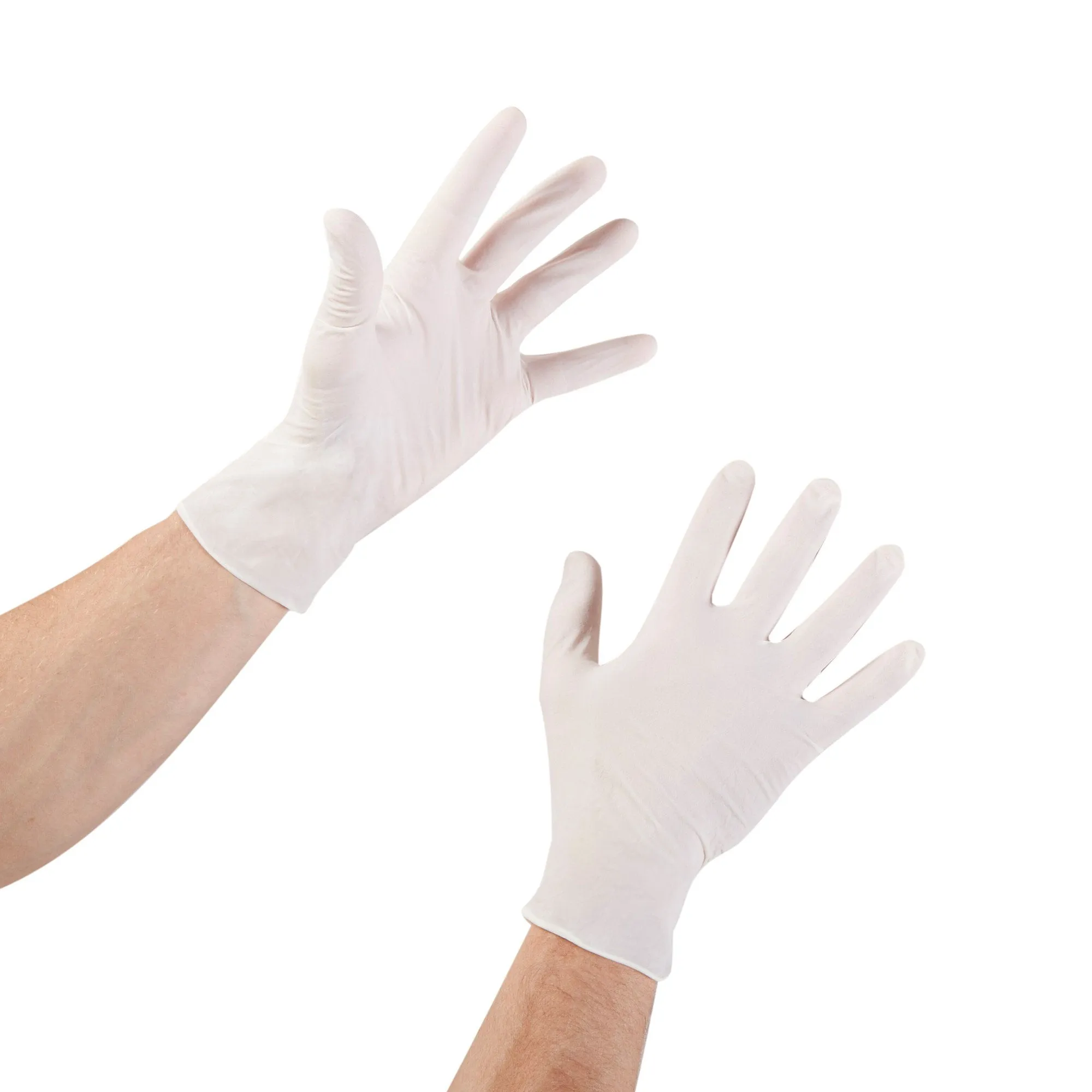 McKesson Confiderm® Latex Exam Glove, Large, Ivory