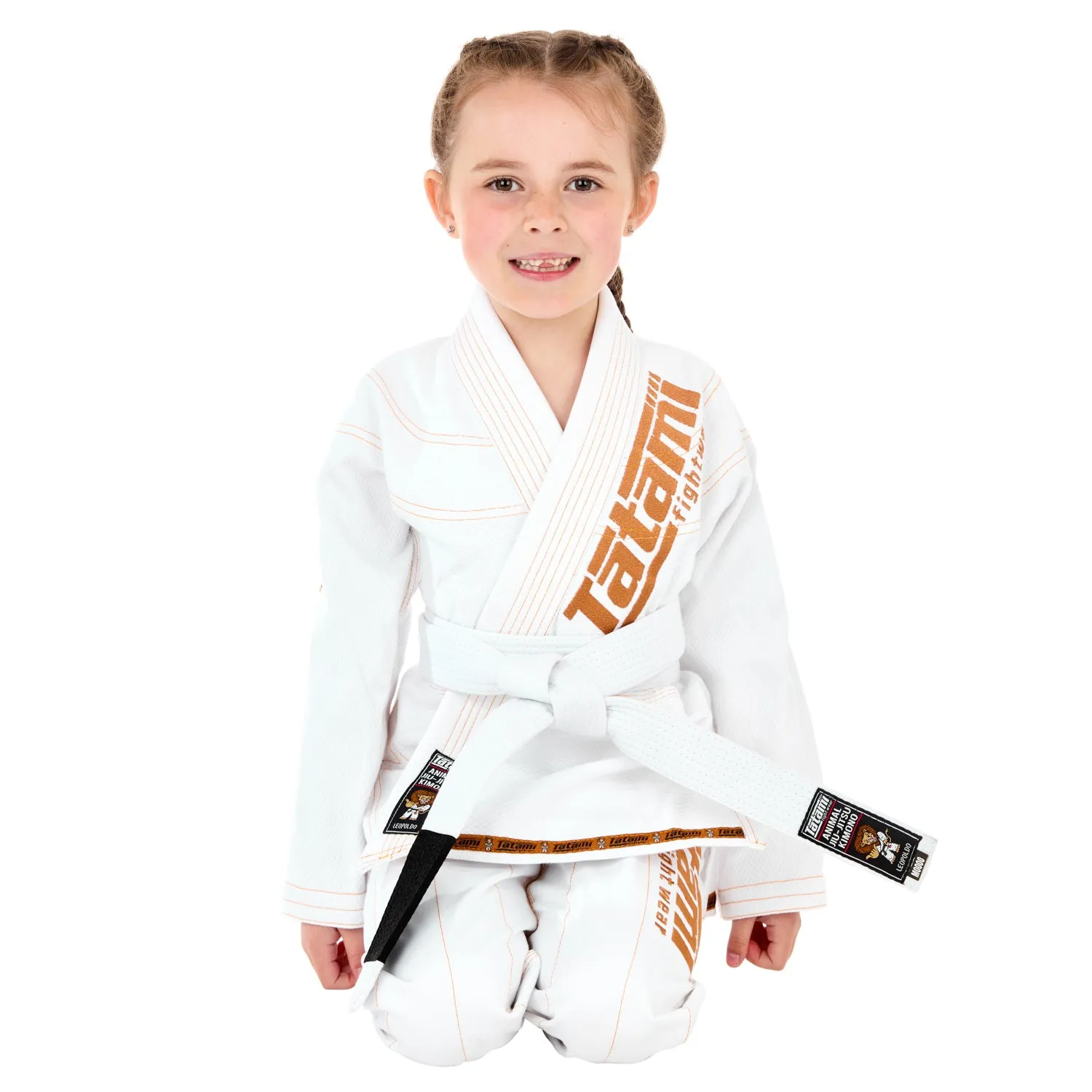 Meerkatsu Kids Animal Gi - White