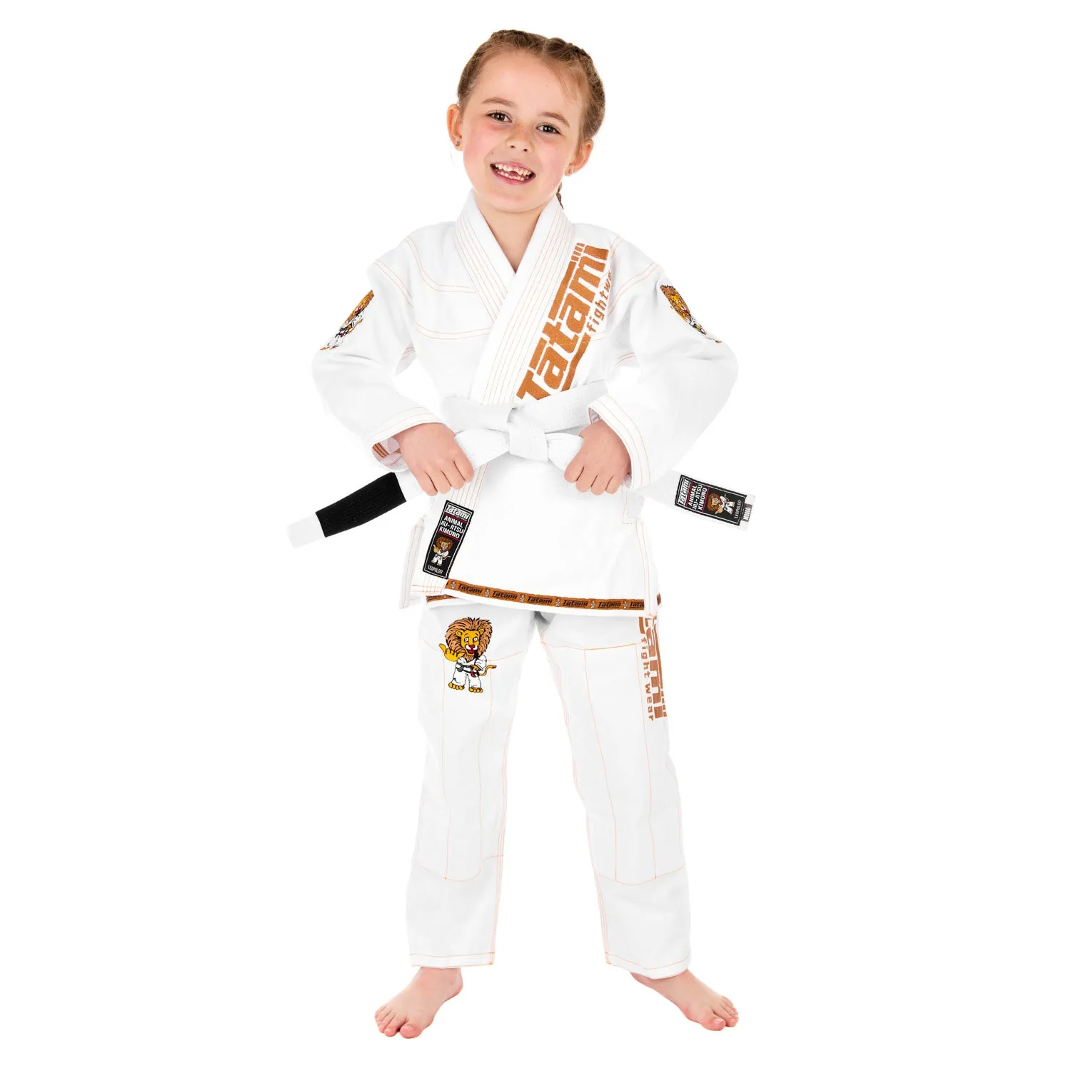 Meerkatsu Kids Animal Gi - White