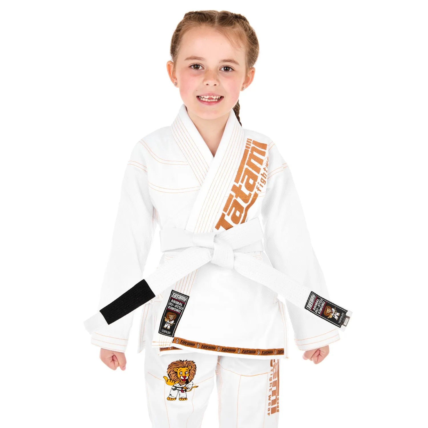 Meerkatsu Kids Animal Gi - White