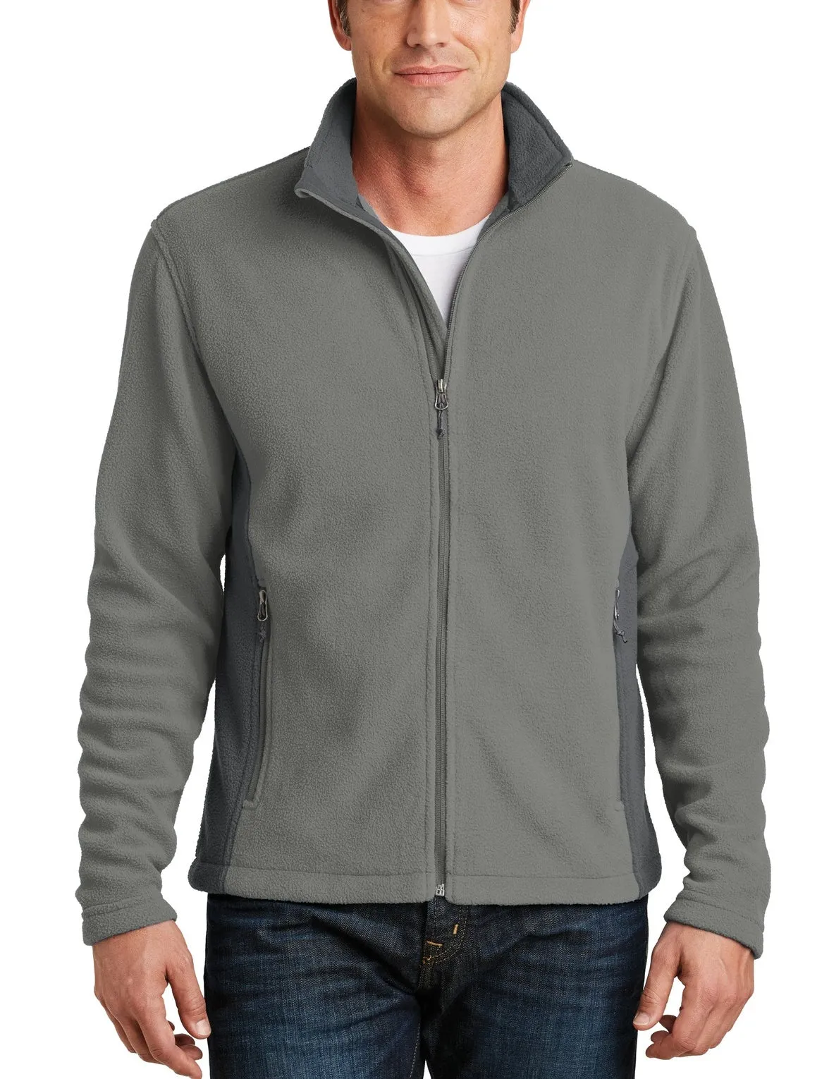 Men's Colorblock Midweight Fleece Jacket