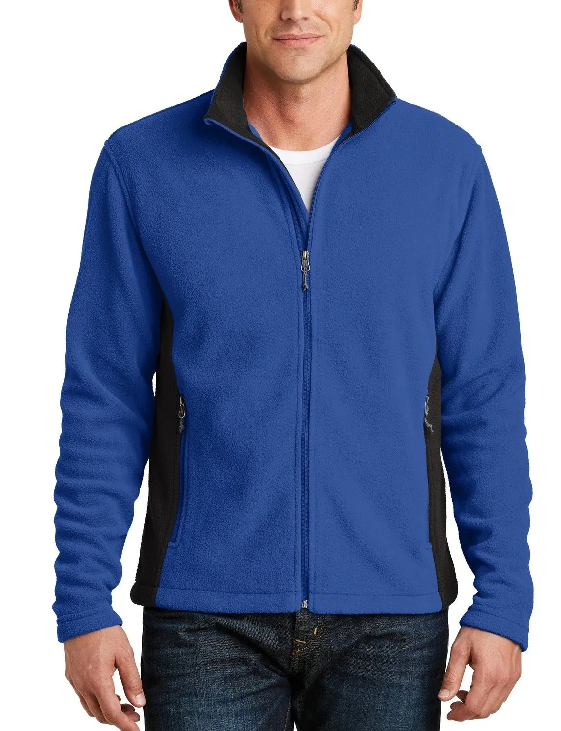 Men's Colorblock Midweight Fleece Jacket