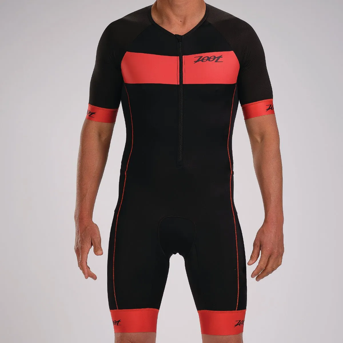 Mens Core  Triathlon Aero Racesuit - Cardinal