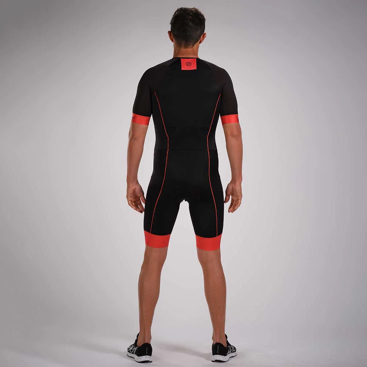 Mens Core  Triathlon Aero Racesuit - Cardinal