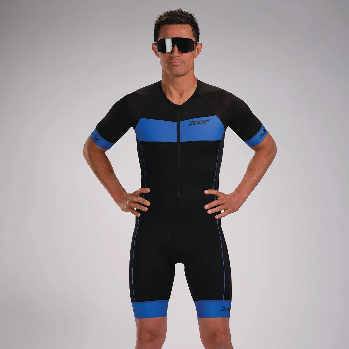 Mens Core  Triathlon Aero Racesuit - Royal Blue