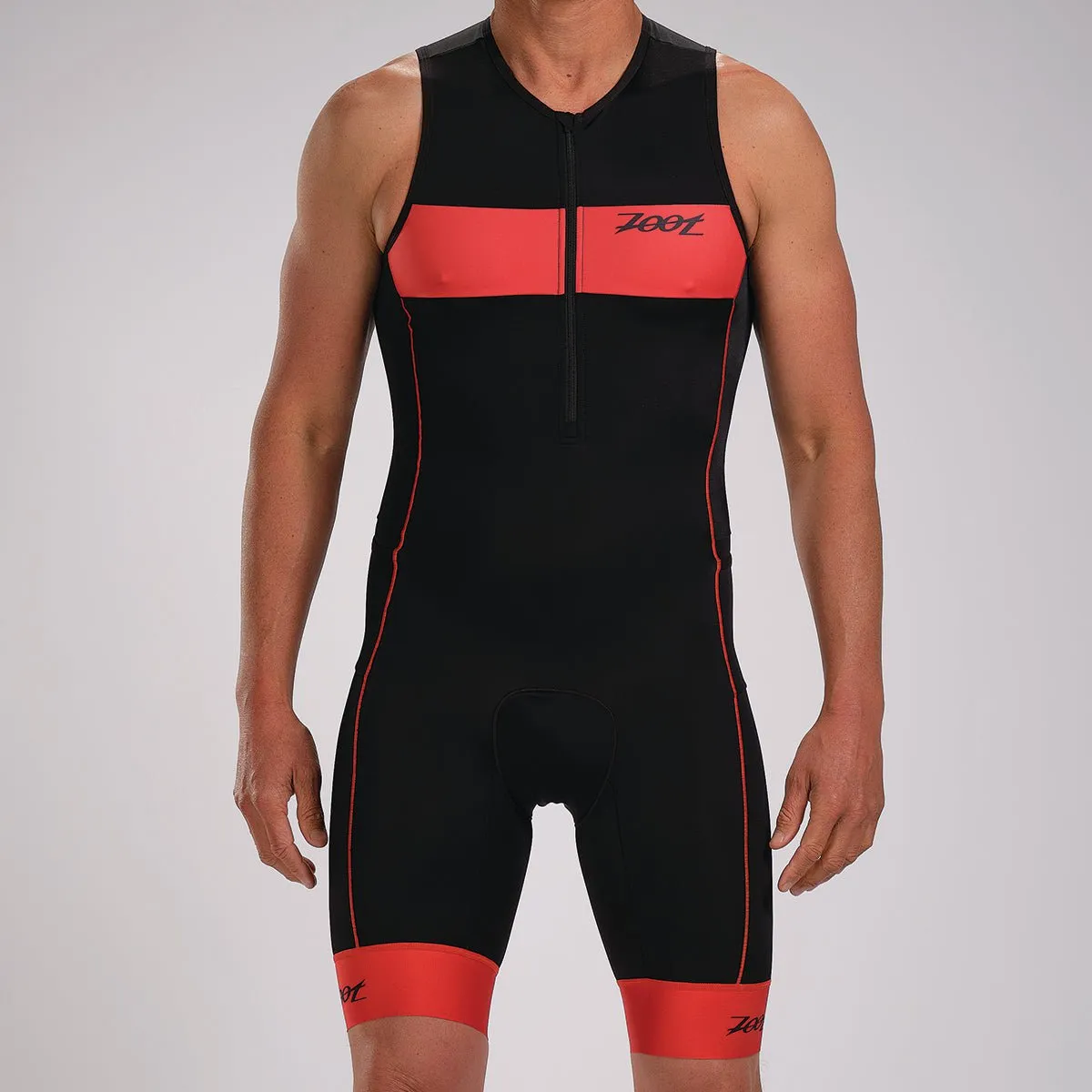 Mens Core  Triathlon Racesuit - Cardinal