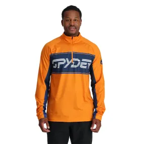 Mens Paramount Half Zip - Saffron