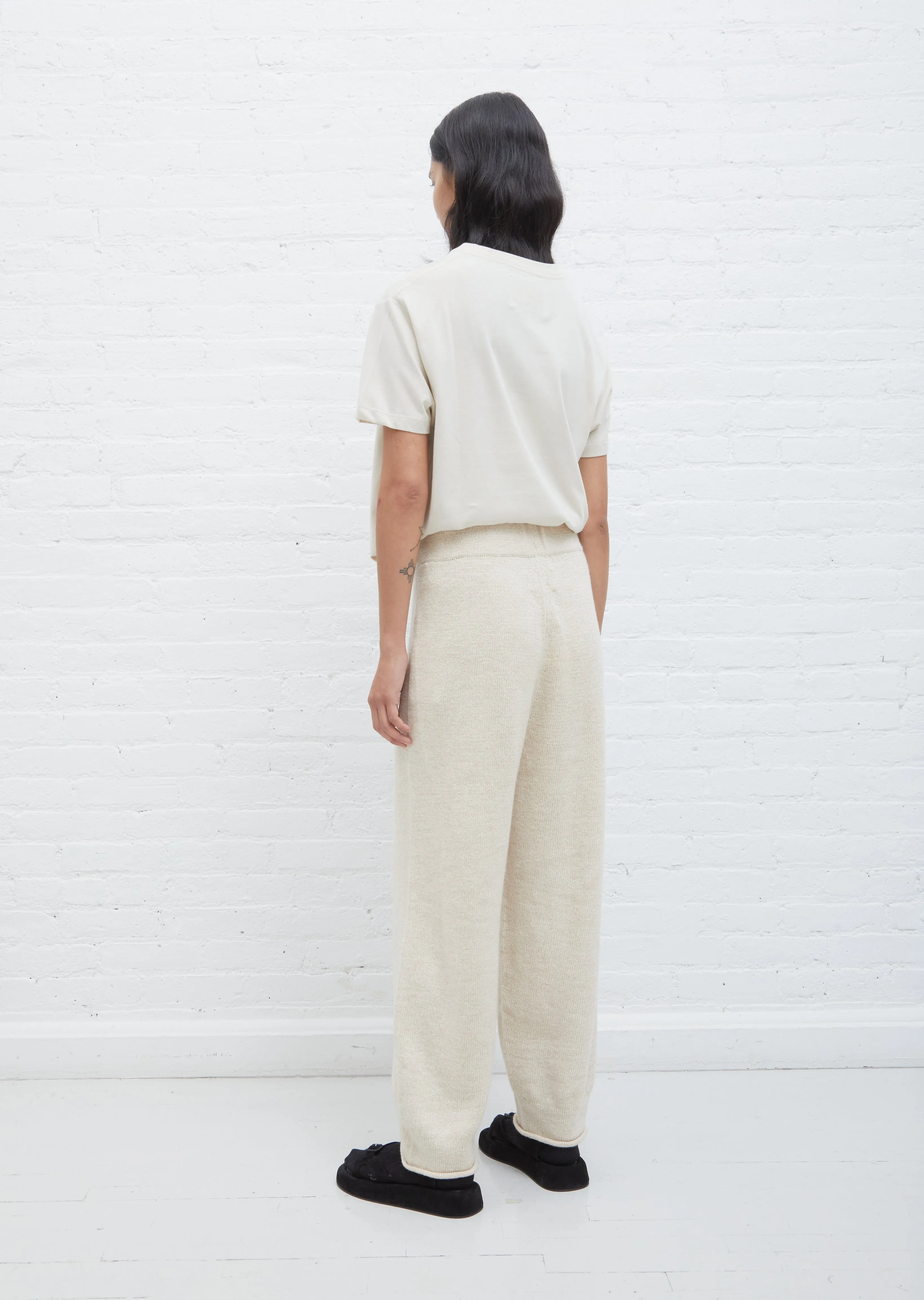 Merino Wool & Pima Cotton Roll Pants