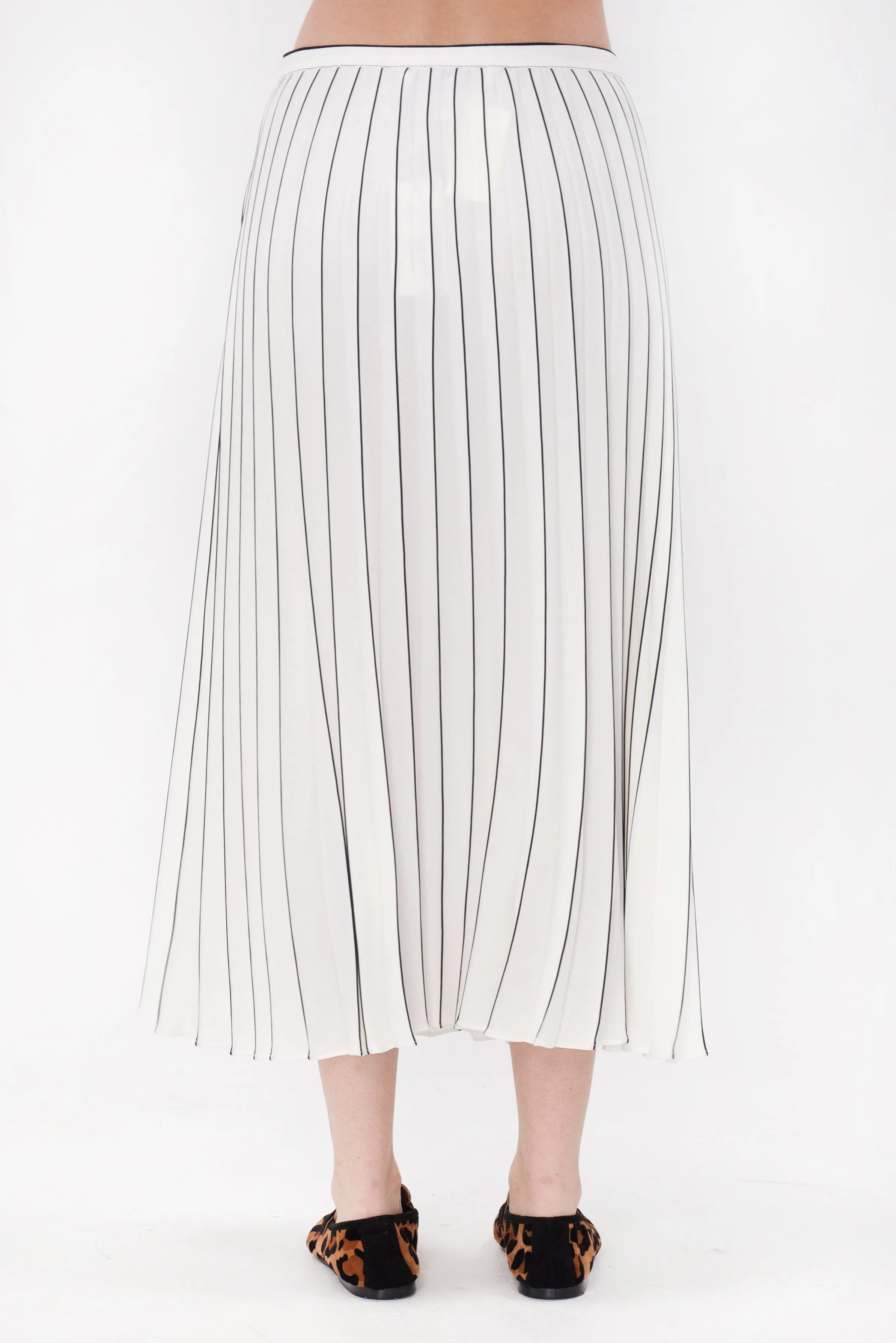 Miles Skirt, White & Black