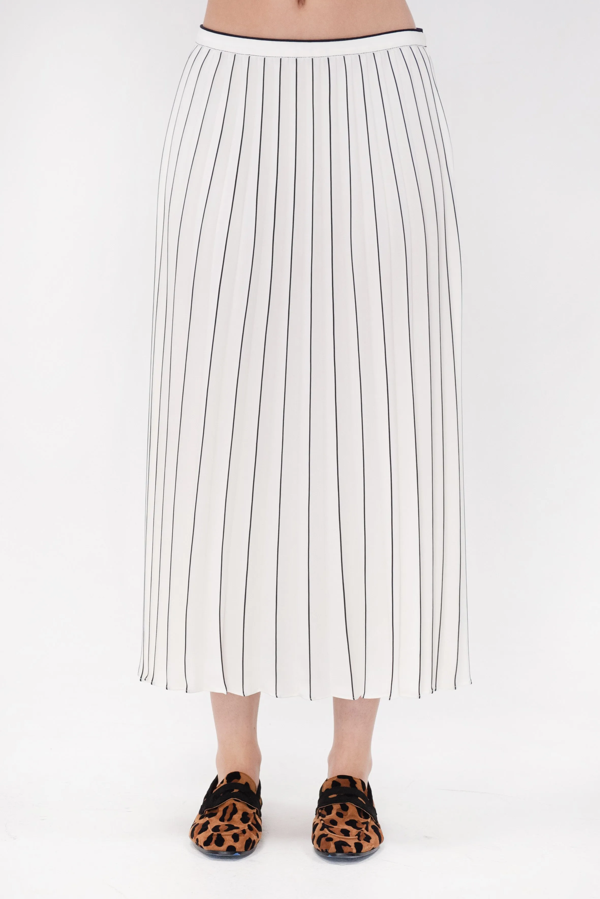 Miles Skirt, White & Black