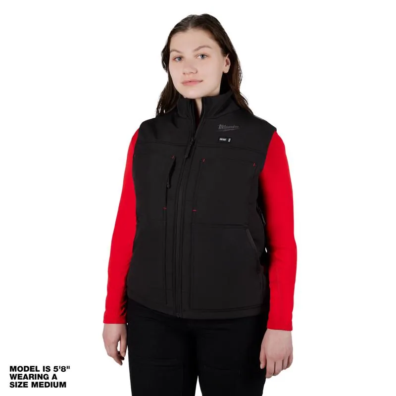 Milwaukee M12 L Sleeveless Women's Full-Zip Heated Vest (Vest Only) Black