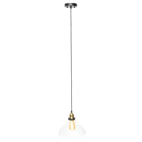 Modern Hanging Glass Pendant Lighting Fixture Decor  - Bronze