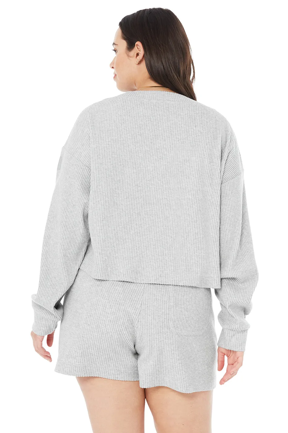 Muse V-Neck Pullover - Athletic Heather Grey