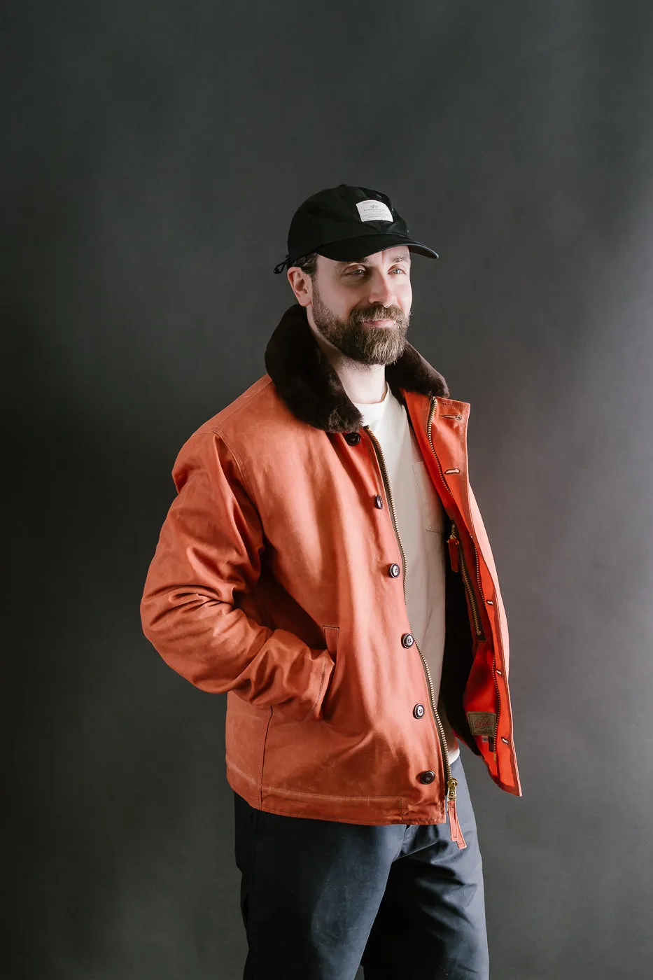 N-1 Deck Jacket - Burnt Orange, Brown