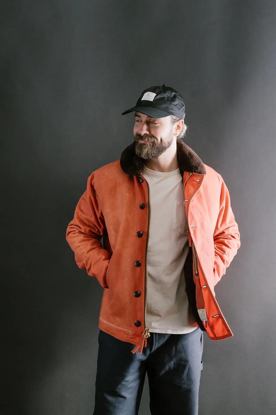 N-1 Deck Jacket - Burnt Orange, Brown