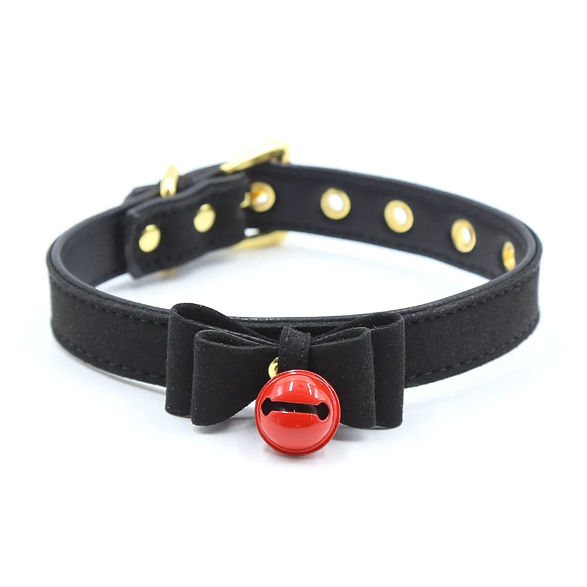 Naughty Kitty Faux Leather Cosplay Collar