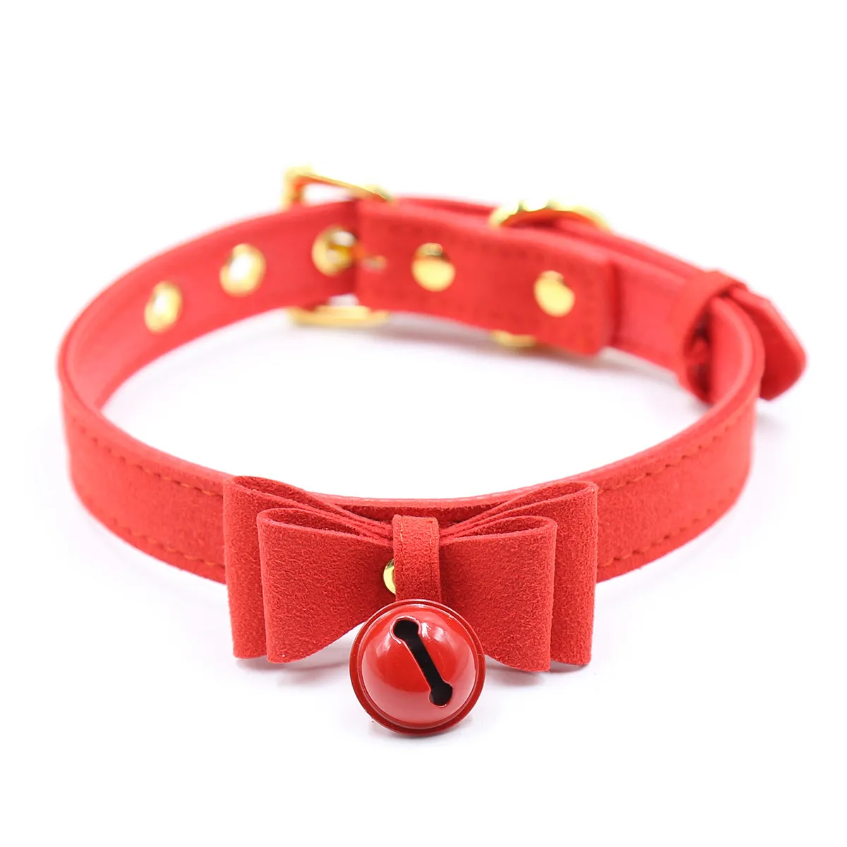 Naughty Kitty Faux Leather Cosplay Collar