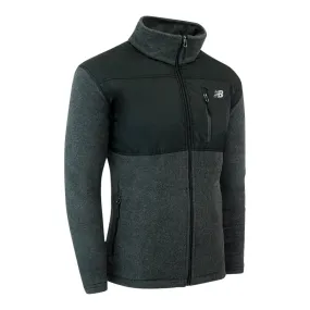 New Balance Men's Quilted Polar Fleeze Full-Zip Jacket