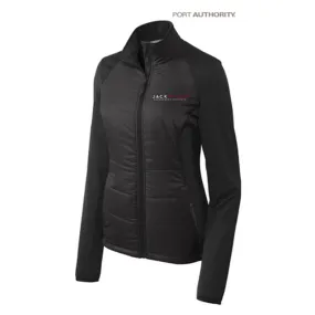 NEW JWMI - Port Authority® Ladies Hybrid Soft Shell Jacket - Deep Black