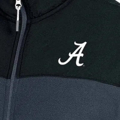 New - NCAA Alabama Crimson Tide Gray Fleece Full Zip Jacket - M