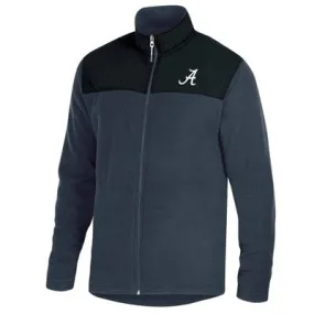 New - NCAA Alabama Crimson Tide Gray Fleece Full Zip Jacket - M