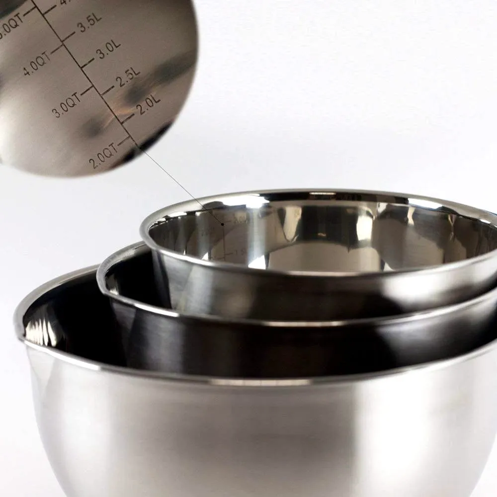 Non-Slip Multifunctional Grater Mixing Bowls