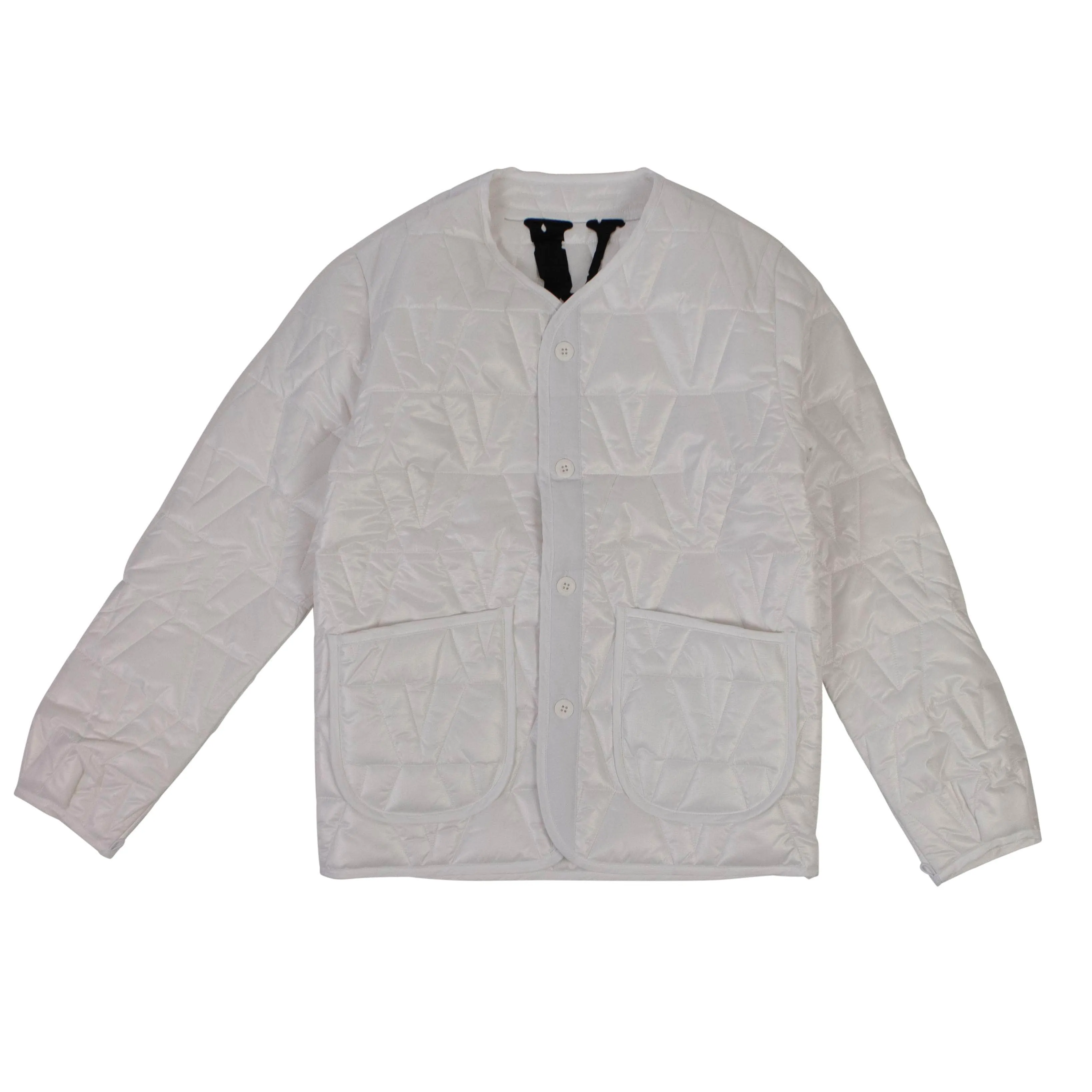 NWT VLONE White V Logo Quilted Jacket Size M