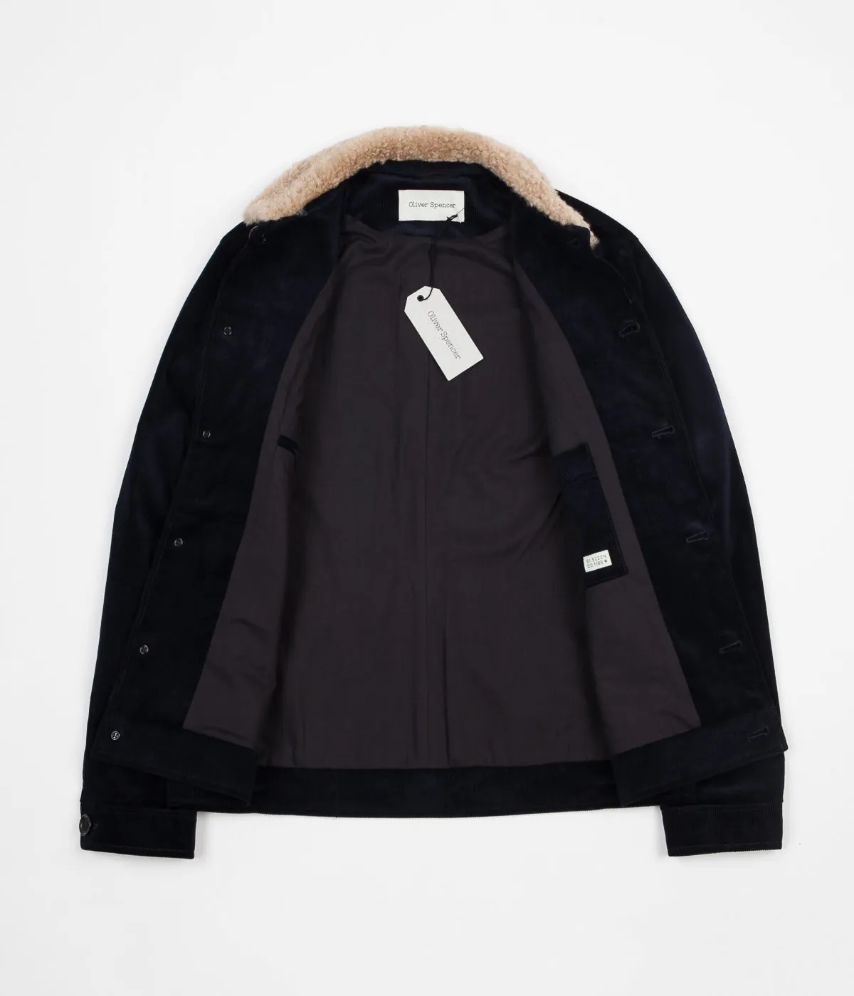 Oliver Spencer Buffalo Jacket - Cord Navy