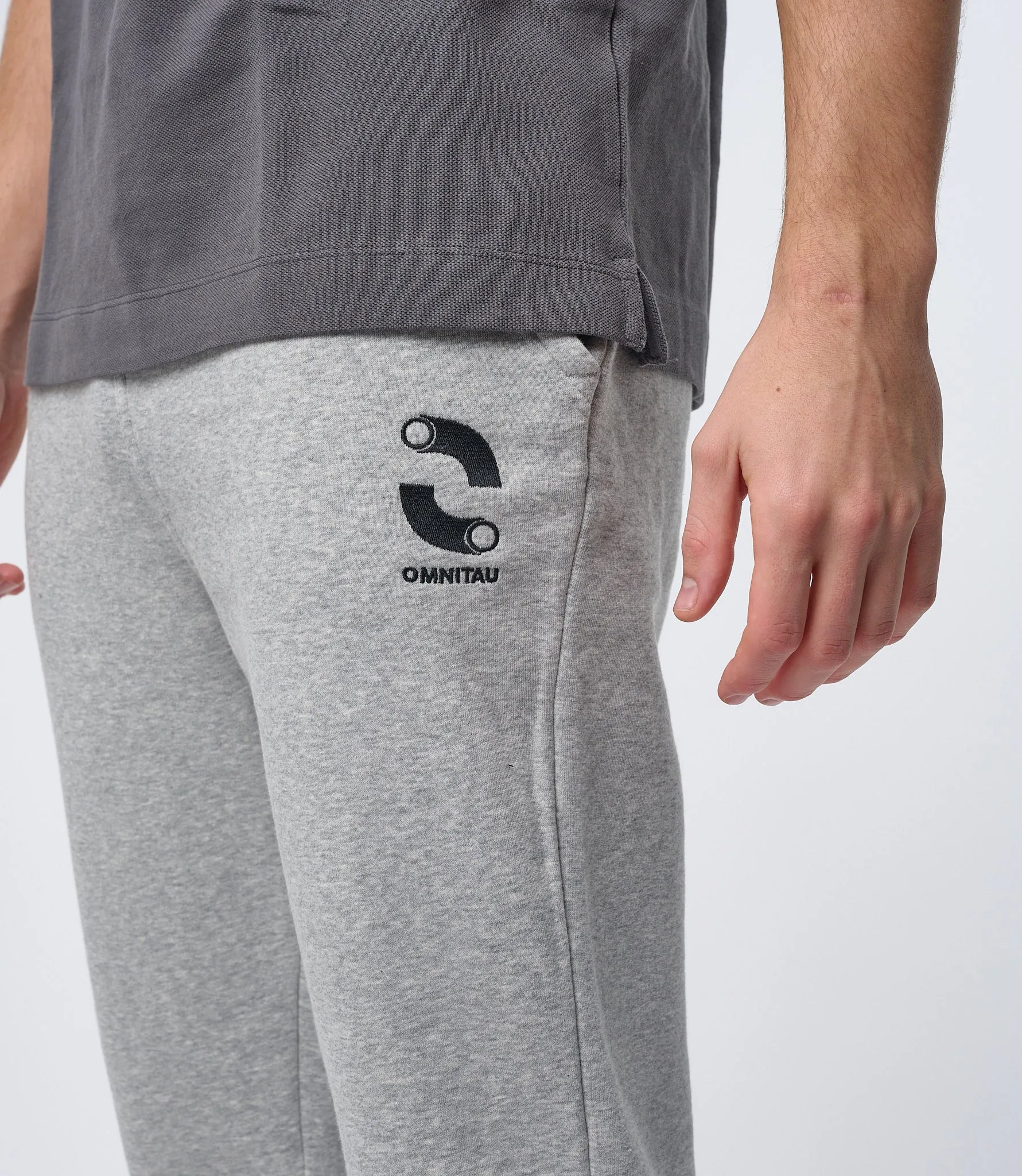 Omnitau Men's Classics Organic Cotton Sweatpants - Heather Grey